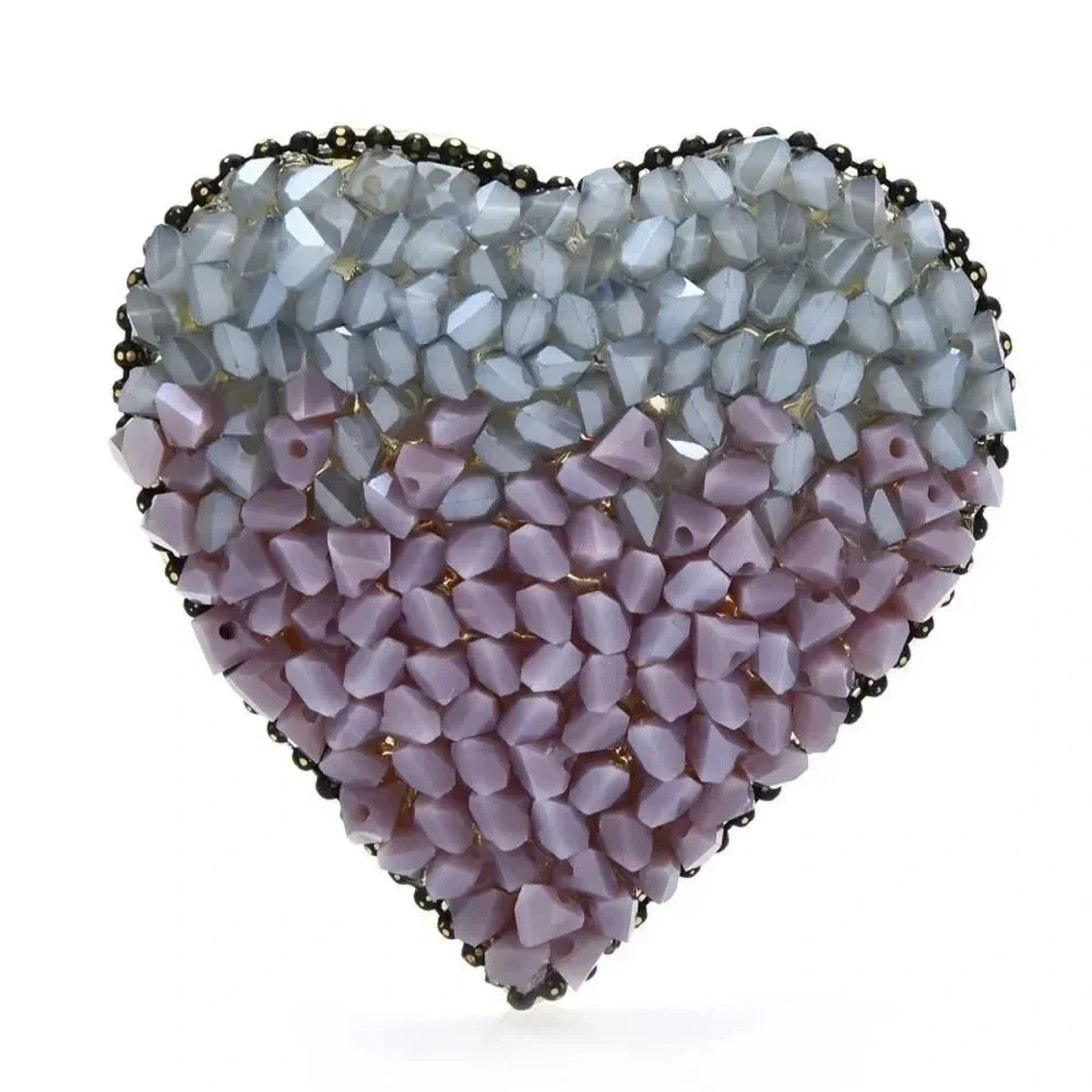 VQ Heart Brooch